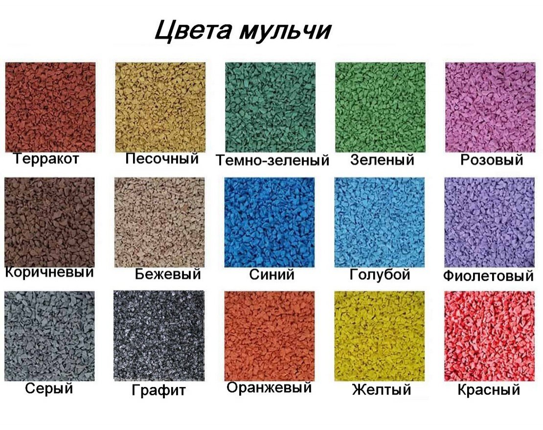 Резиновая мульча TORUDA Rubber mulch с укладкой на землю 10