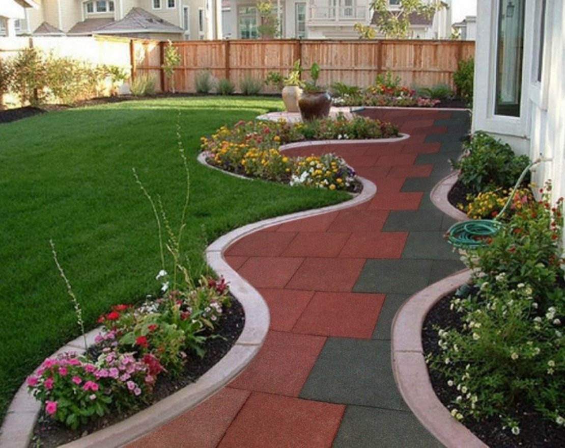 Резиновая плитка 500x500 (П) для сыпучей поверхности - вид 2