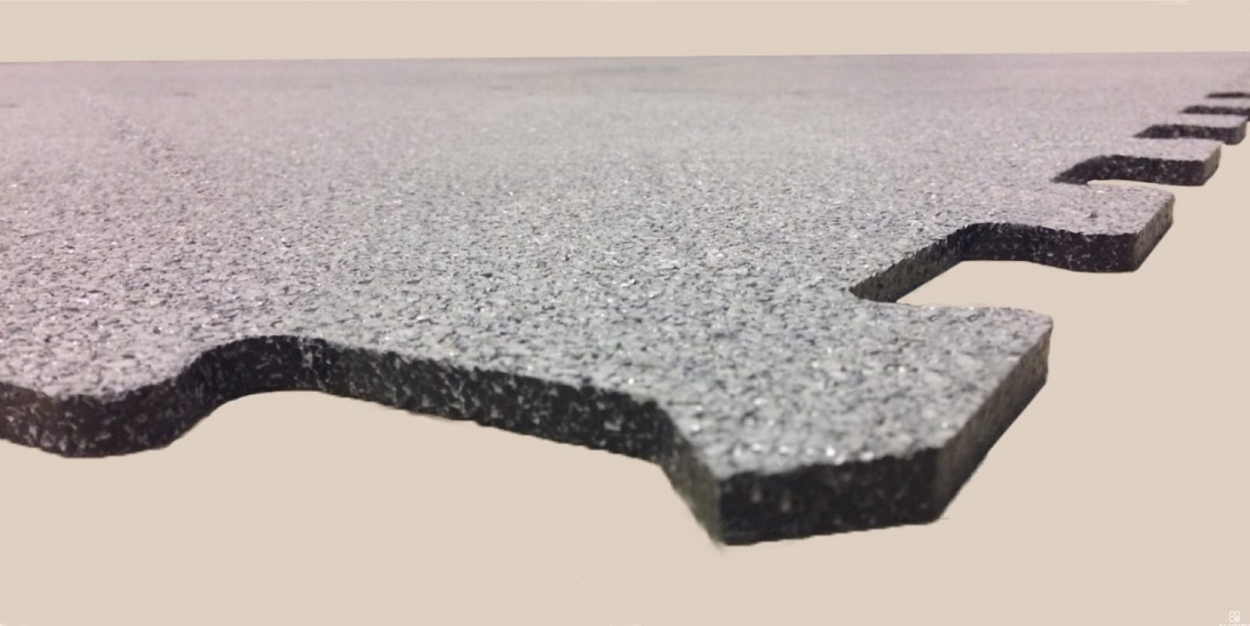 Резиновая плитка Puzzle 1000х1000 (10мм) с ровным основанием - вид 2