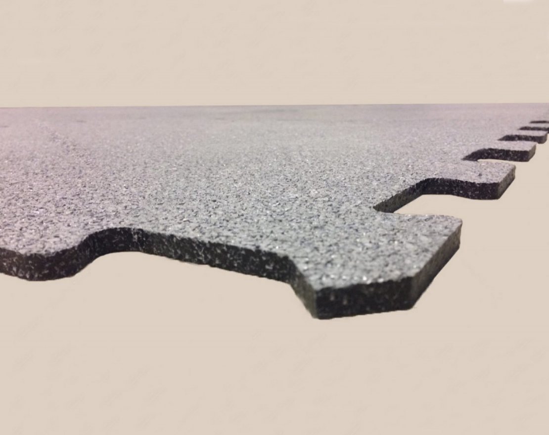 Резиновая плитка Puzzle 1000х1000 (10мм) с ровным основанием - вид 2