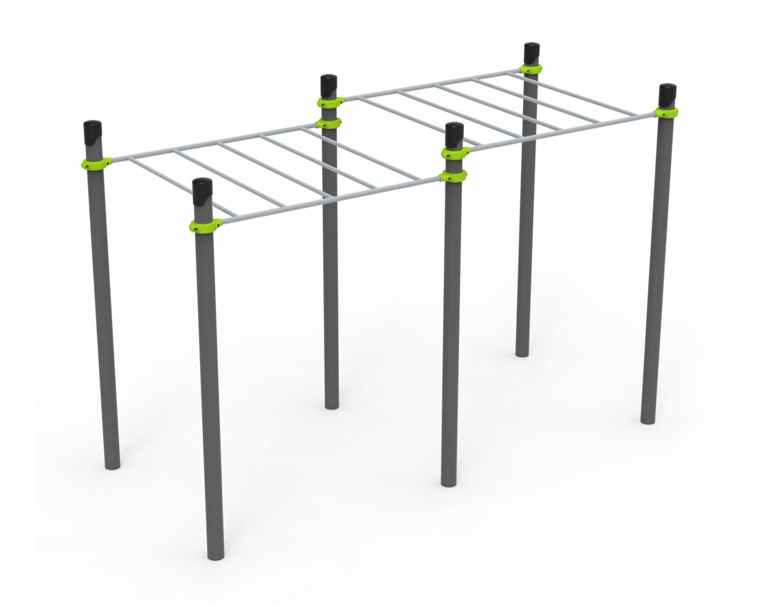 Уличный двухуровневый рукоход Доул 2 - вид 0