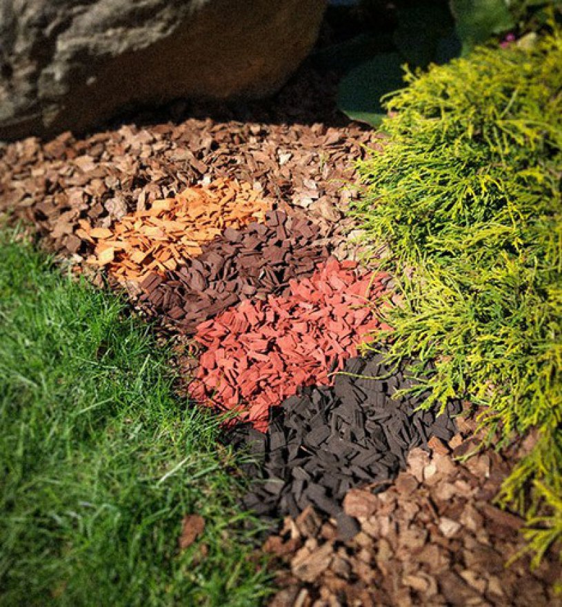 Щепа декоративная коричневая - вид 2