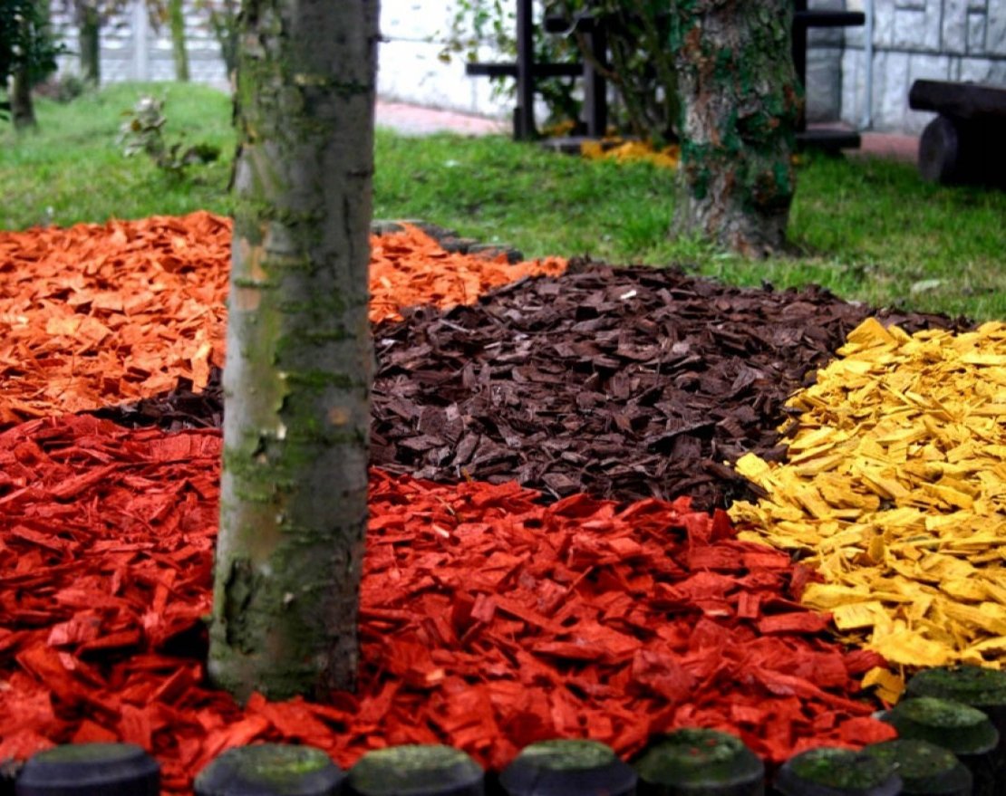 Щепа декоративная желтая - вид 2