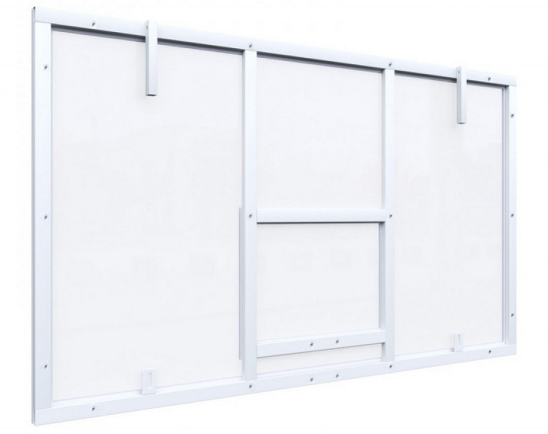 Щит баскетбольный игровой 1800х1050 на раме ОРГСТЕКЛО - вид 2