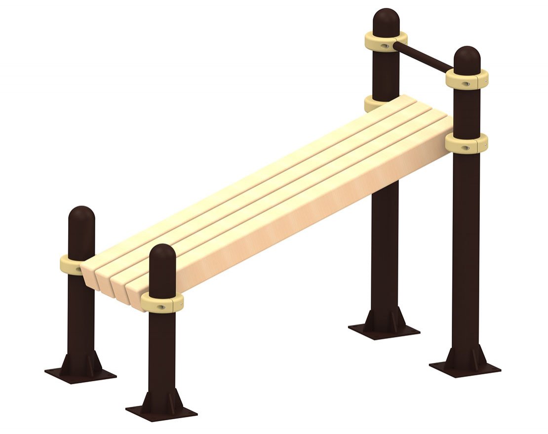 Скамья для пресса TORUDA 11, брус - вид 2