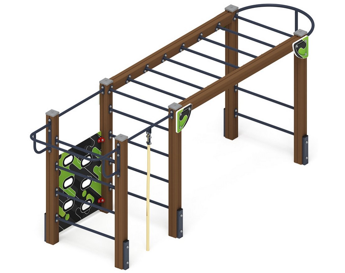 Спорткомплекс для улицы Крепкий хват-3 - вид 2