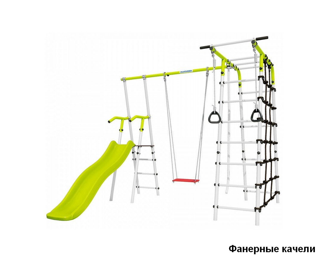 Спортивный комплекс Богатырь (салатовый белый)