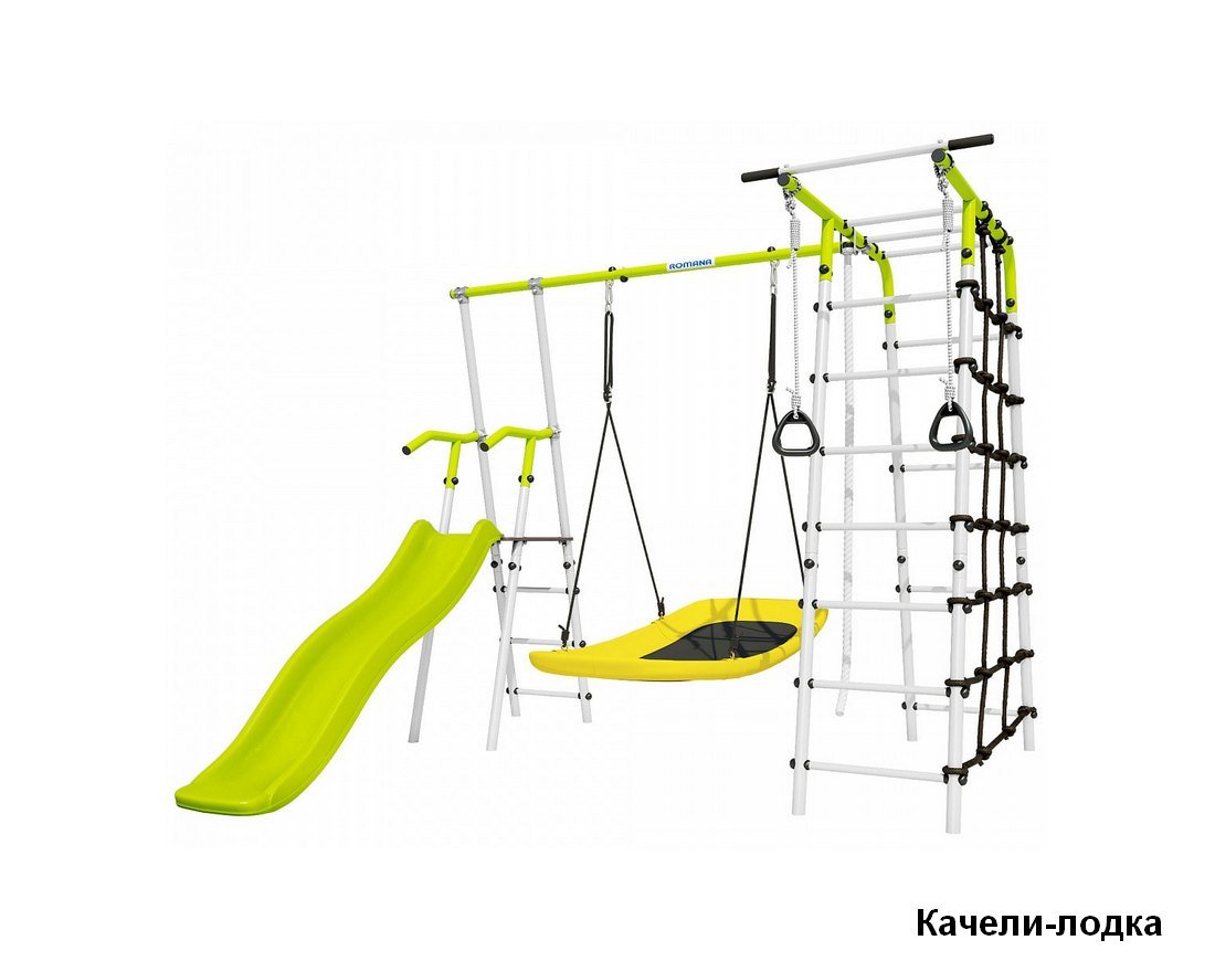 Спортивный комплекс Богатырь (салатовый белый)