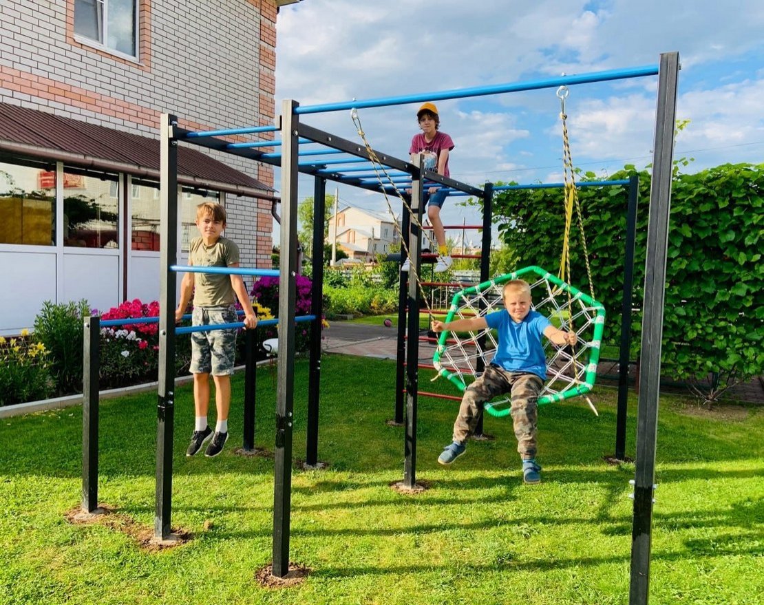 Спорткомплекс для улицы Workout w12 с гнездом - вид 2