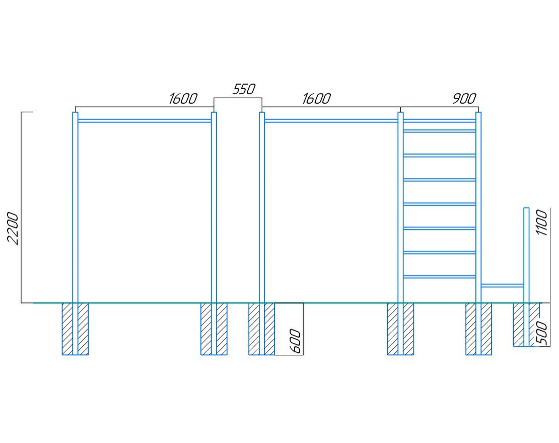 Спортивный комплекс Workout w141 - вид 2