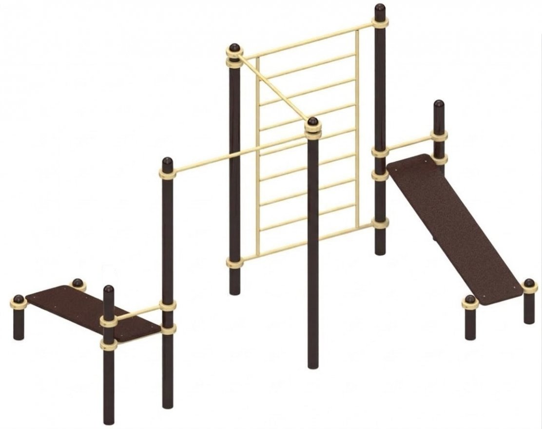 Спорткомплекс для улицы TORUDA Змейка 63 - вид 0