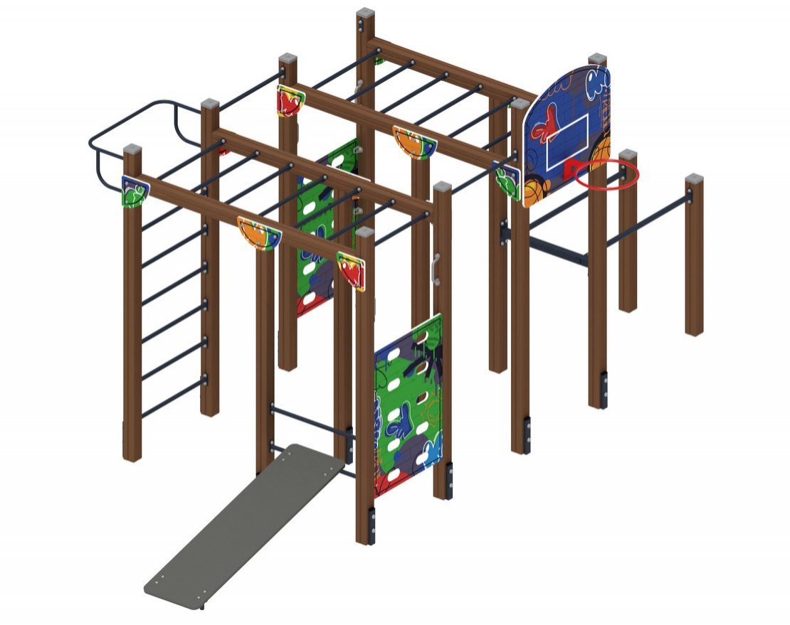 Спорткомплекс Крепыш 9 (Граффити) - вид 2