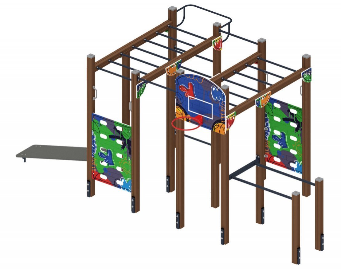 Спорткомплекс Крепыш 9 (Граффити) - вид 0
