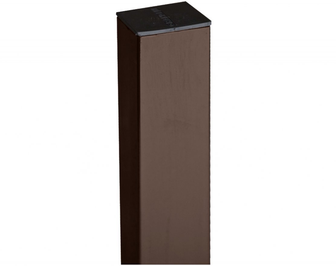 Столб оцинкованный с полимерным покрытием 62*55*1,4мм - вид 2