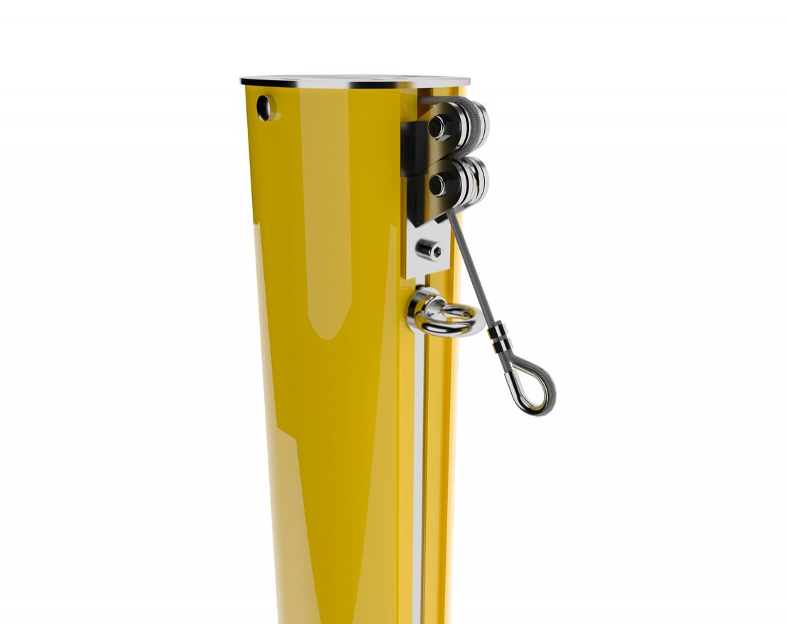 Уличные стойки для пляжного волейбола со скрытым механизмом натяжения сетки - вид 2