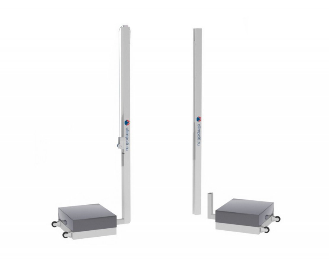 Стойки для волейбола универсальные мобильные алюминиевые 80х80 - вид 0