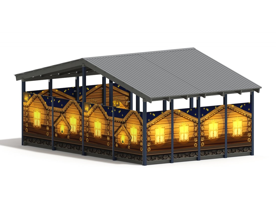 Теневой навес Эко МФ 70.6.4-02