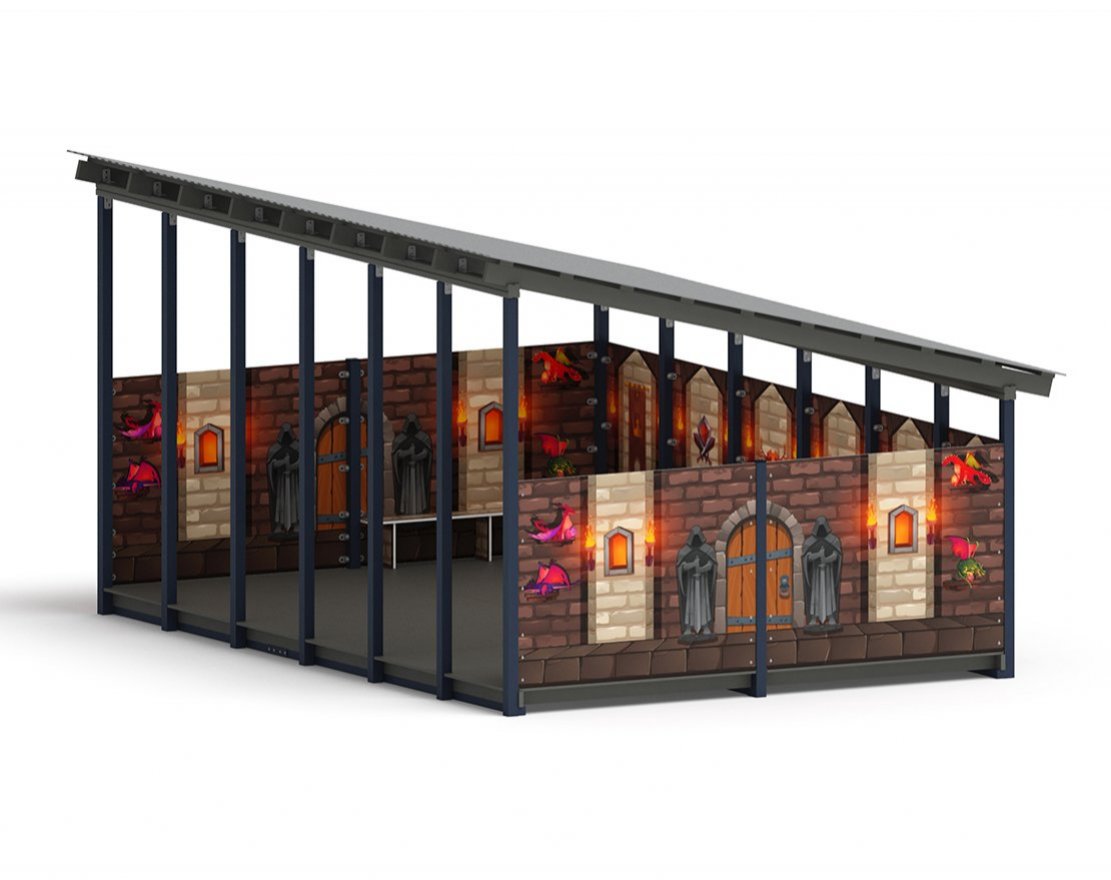 Теневой навес Средневековье Замок МФ 71.6.4-11