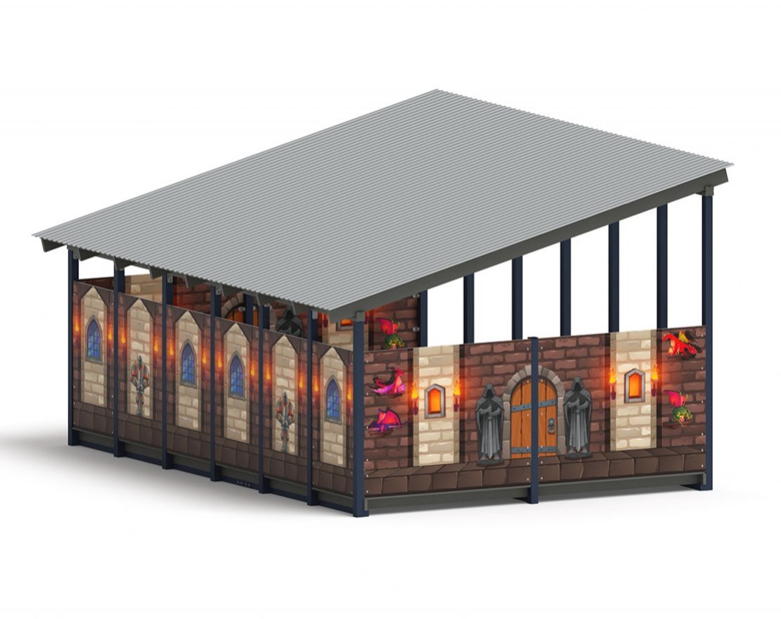 Теневой навес Средневековье Замок МФ 71.6.4-11