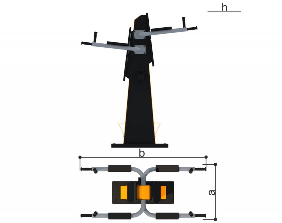 Тренажер Брусья Romana 207.33.10 - вид 2
