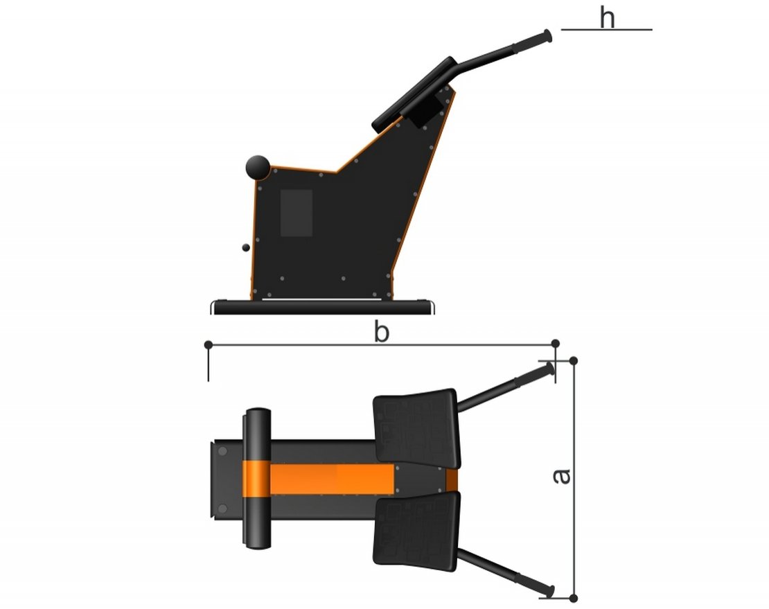 Уличный тренажер для спины Romana 207.04.10 - вид 1