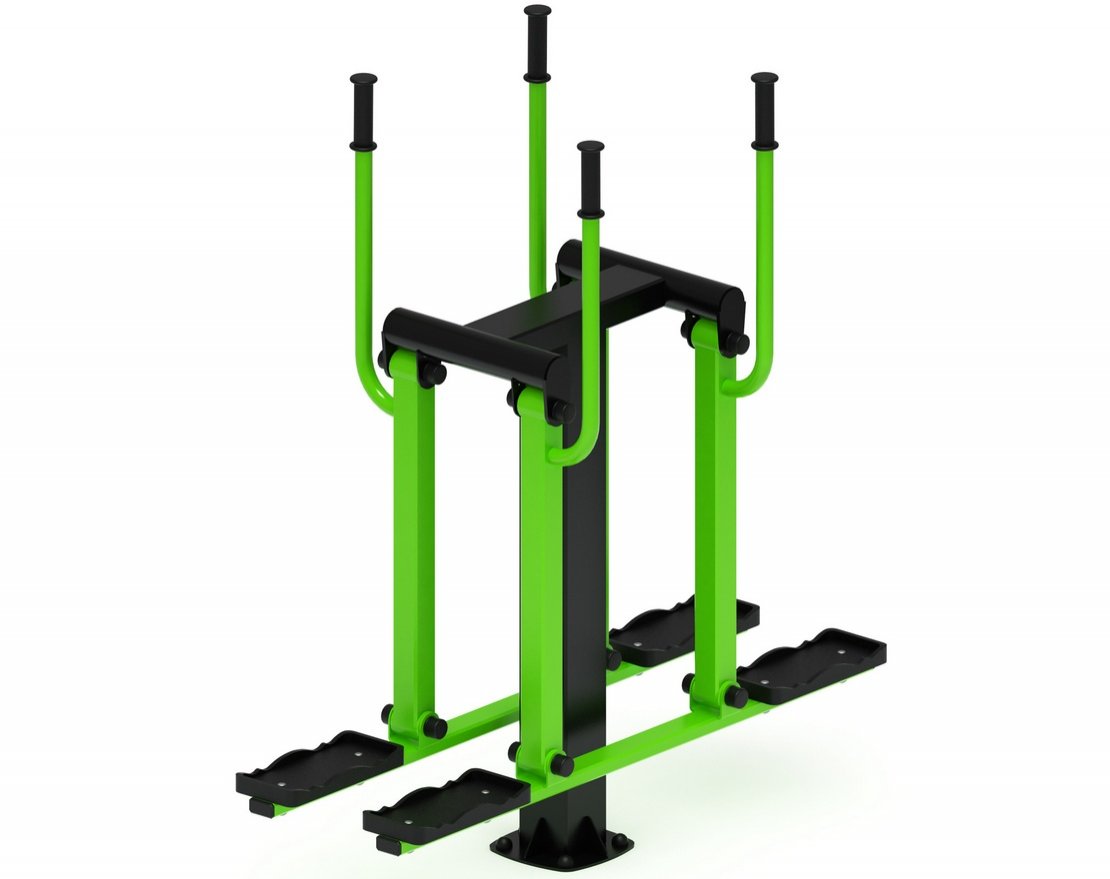 Уличный тренажер Двойные лыжи Тренинг 6 - вид 1