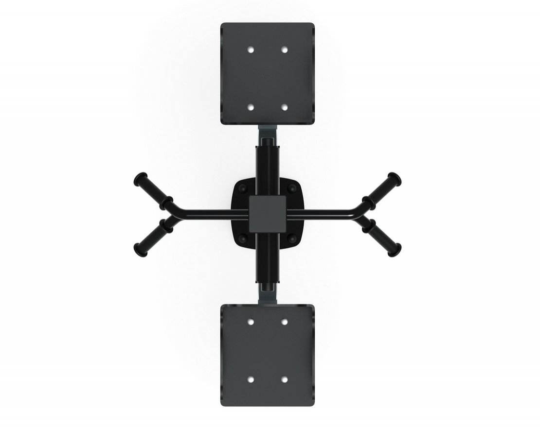 Уличный тренажер Маятник двойной Тренировка 5 - вид 2