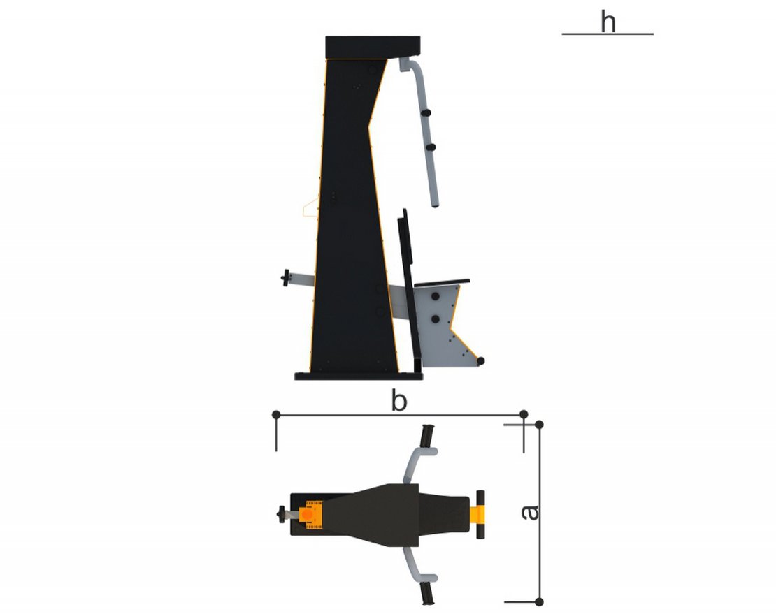Тренажер уличный Сведение рук 207.45.10 - вид 2