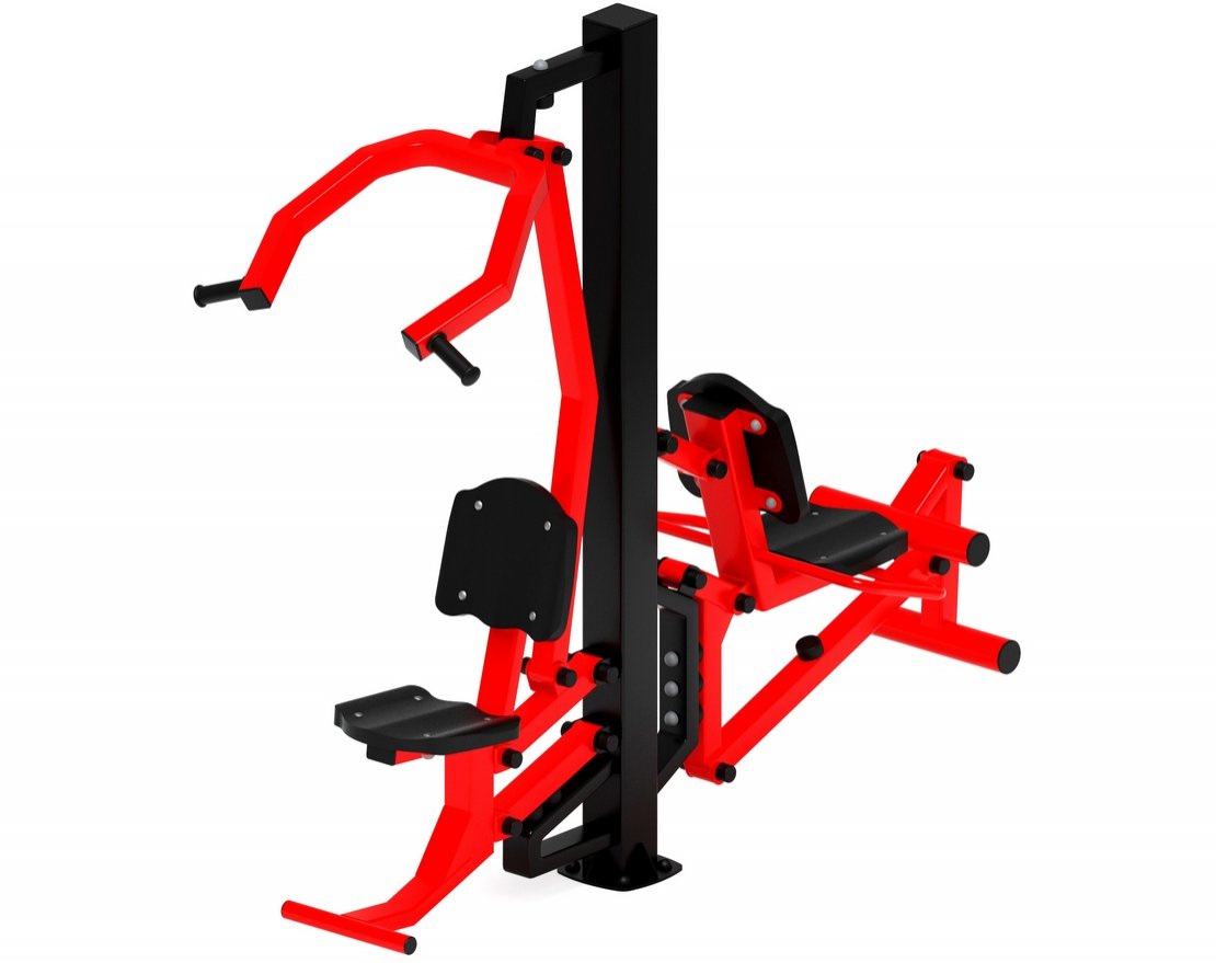 Уличный тренажер Верхняя тяга + флекс Тренировка 3 - вид 0