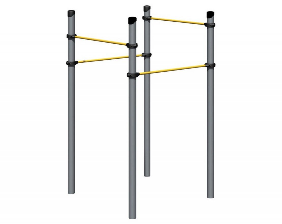 Уличный четырехуровневый турник Romana 501.06.01 - вид 0