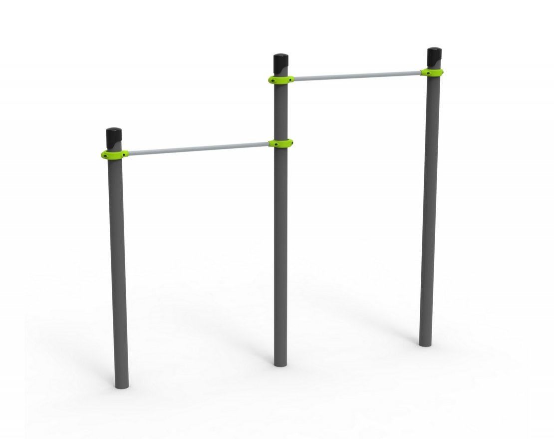 Уличный двойной турник Арти 2 - вид 0