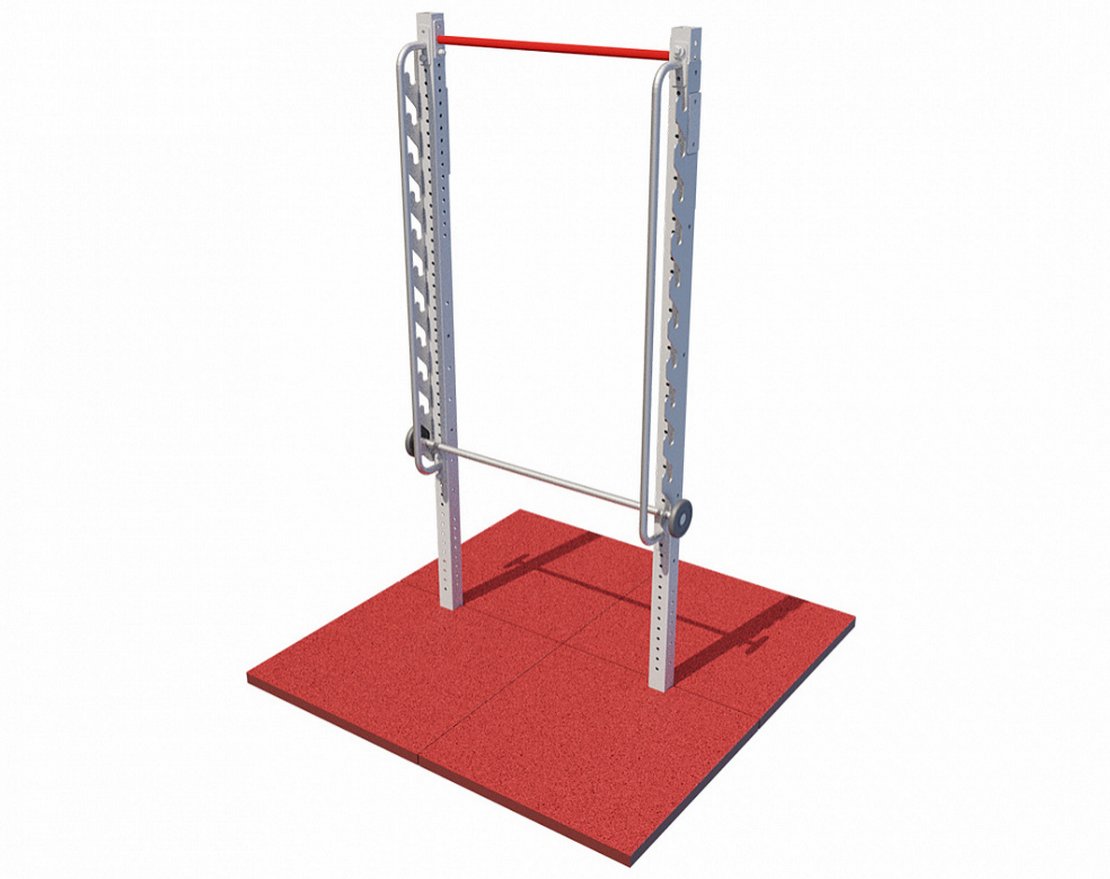 Уличный турник-перекладина с регулируемой высотой YSK-9.1286 - вид 0