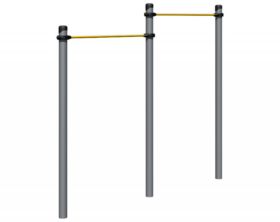 Уличный сдвоенный турник Romana 501.26.01 - вид 0