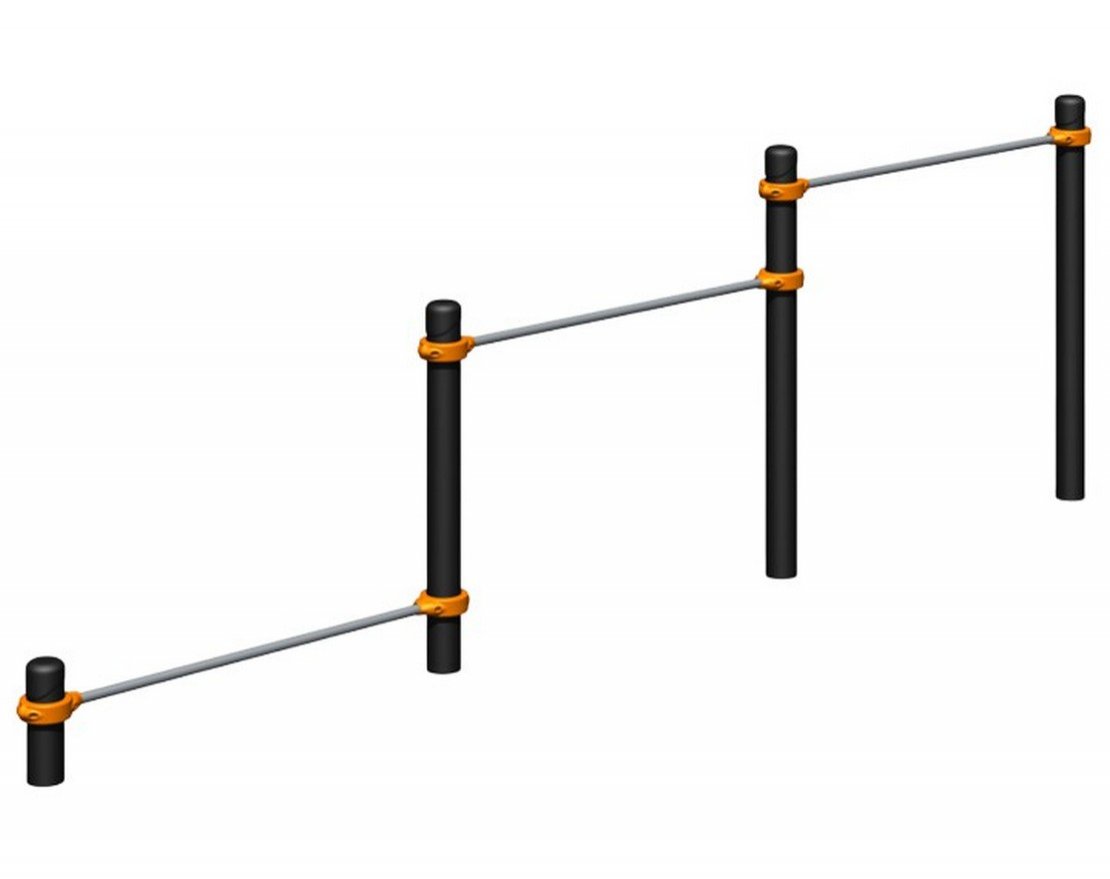 Турник Тройной каскад - вид 2