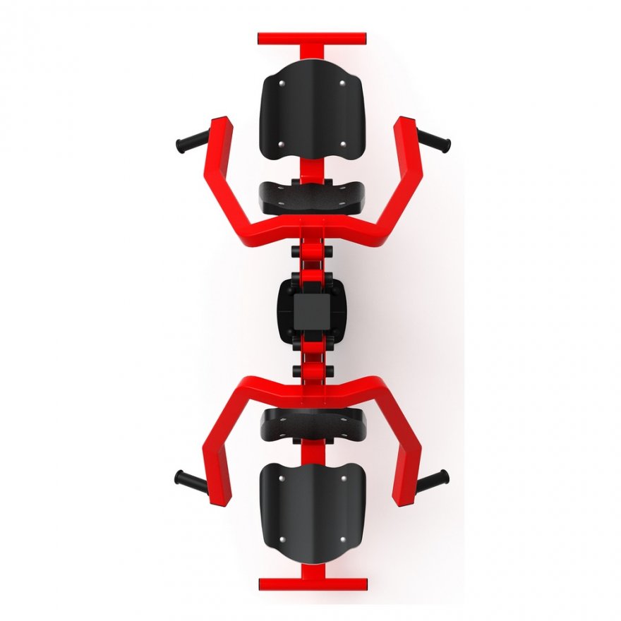 Тренажер для улицы Жим от груди двойной Тренировка 7 - вид 6