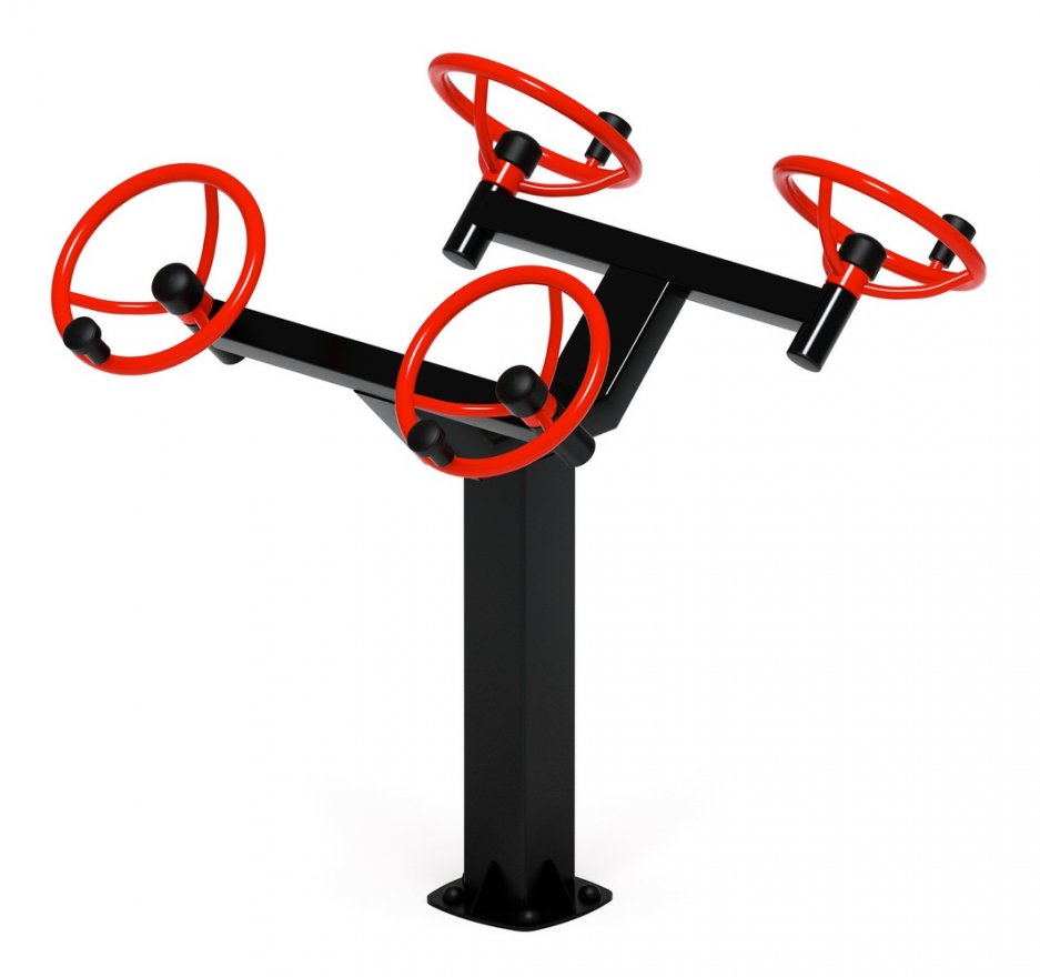 Тренажер для улицы Рули Тренировка 9 (положение сидя) - вид 4