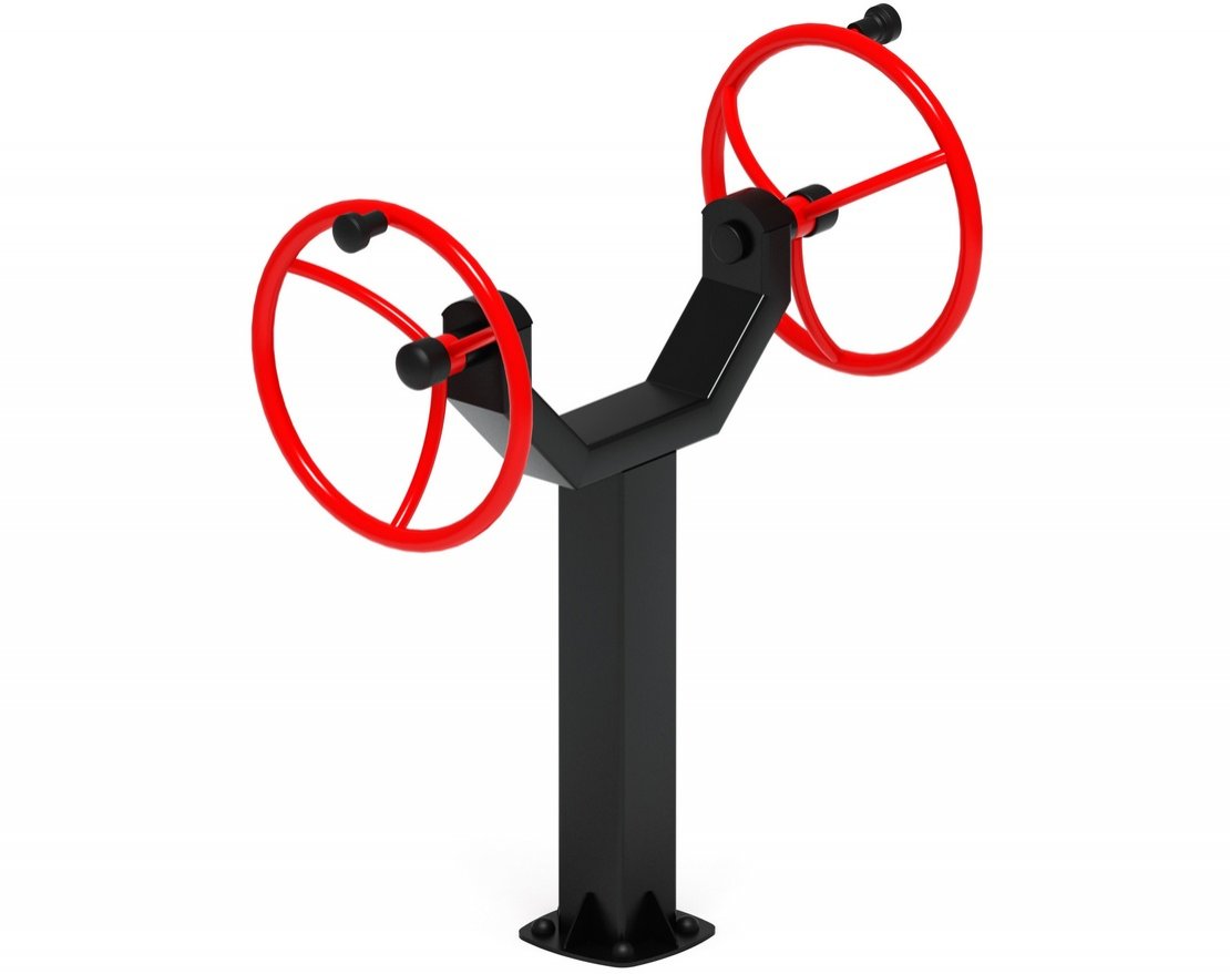 Тренажер для улицы Рули Тренировка 12 (положение сидя) - вид 0