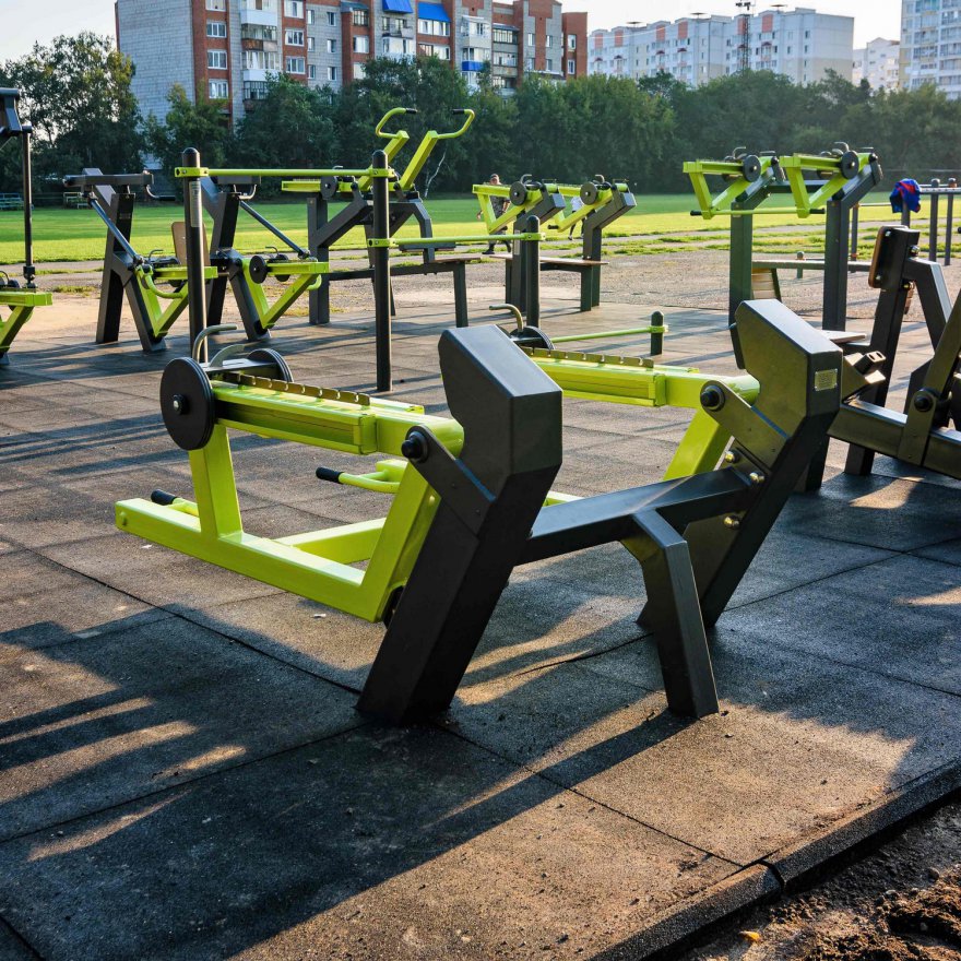 Уличный тренажер  Становая тяга с переменной нагрузкой Power-1813