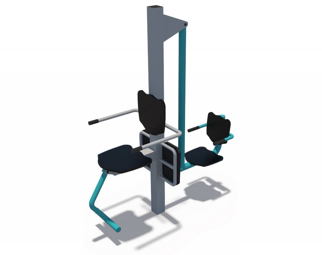 Тренажер для улицы Жим ногами и разгибание ног ТОС 05610 - вид 0