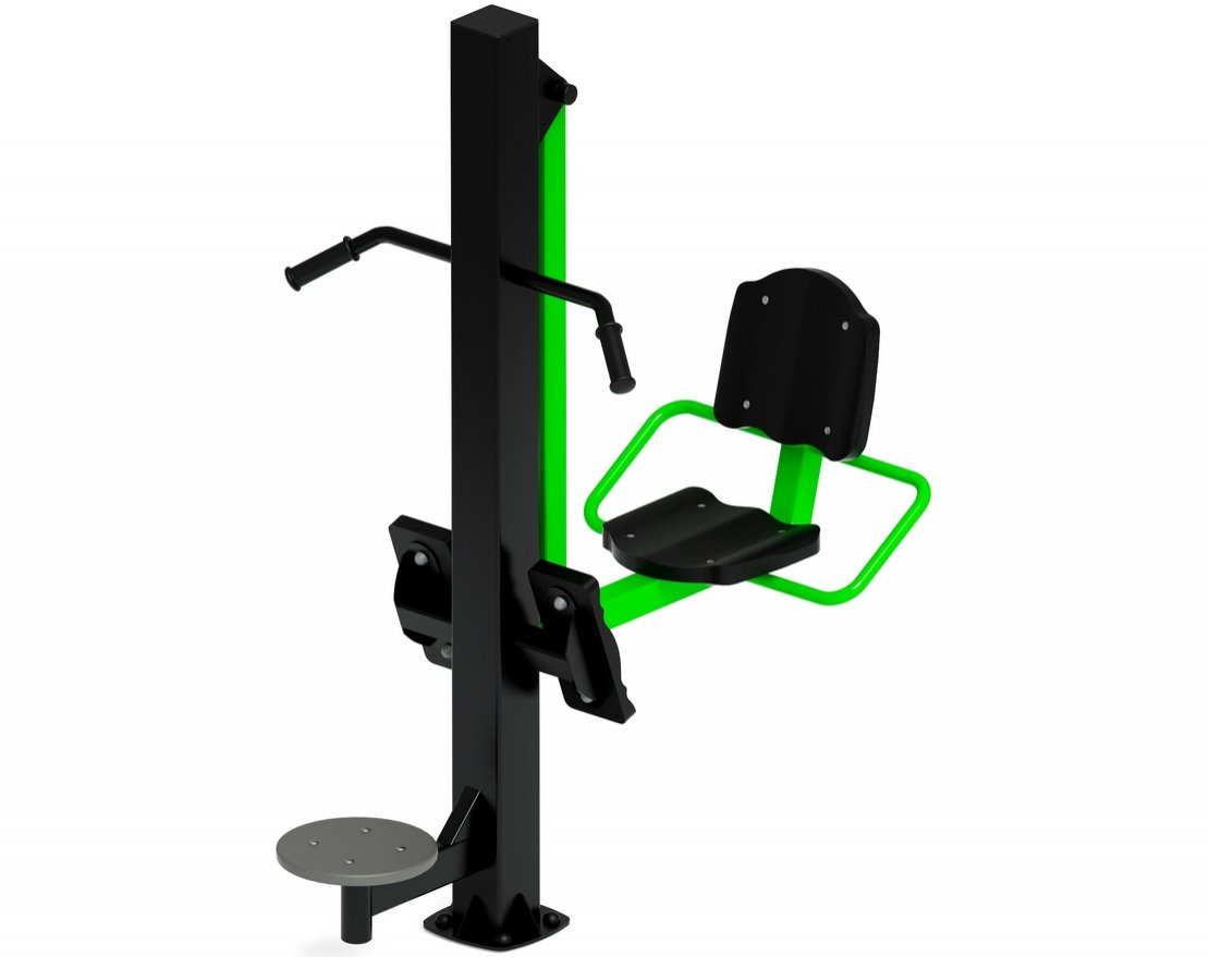 Тренажер для улицы Жим ногами+твистер Тренировка 2 - вид 2