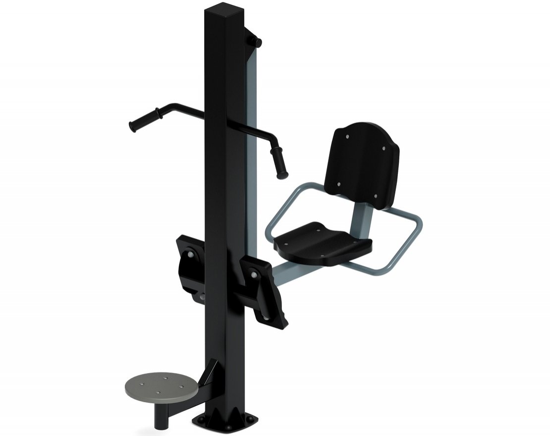 Тренажер для улицы Жим ногами+твистер Тренировка 2 - вид 2