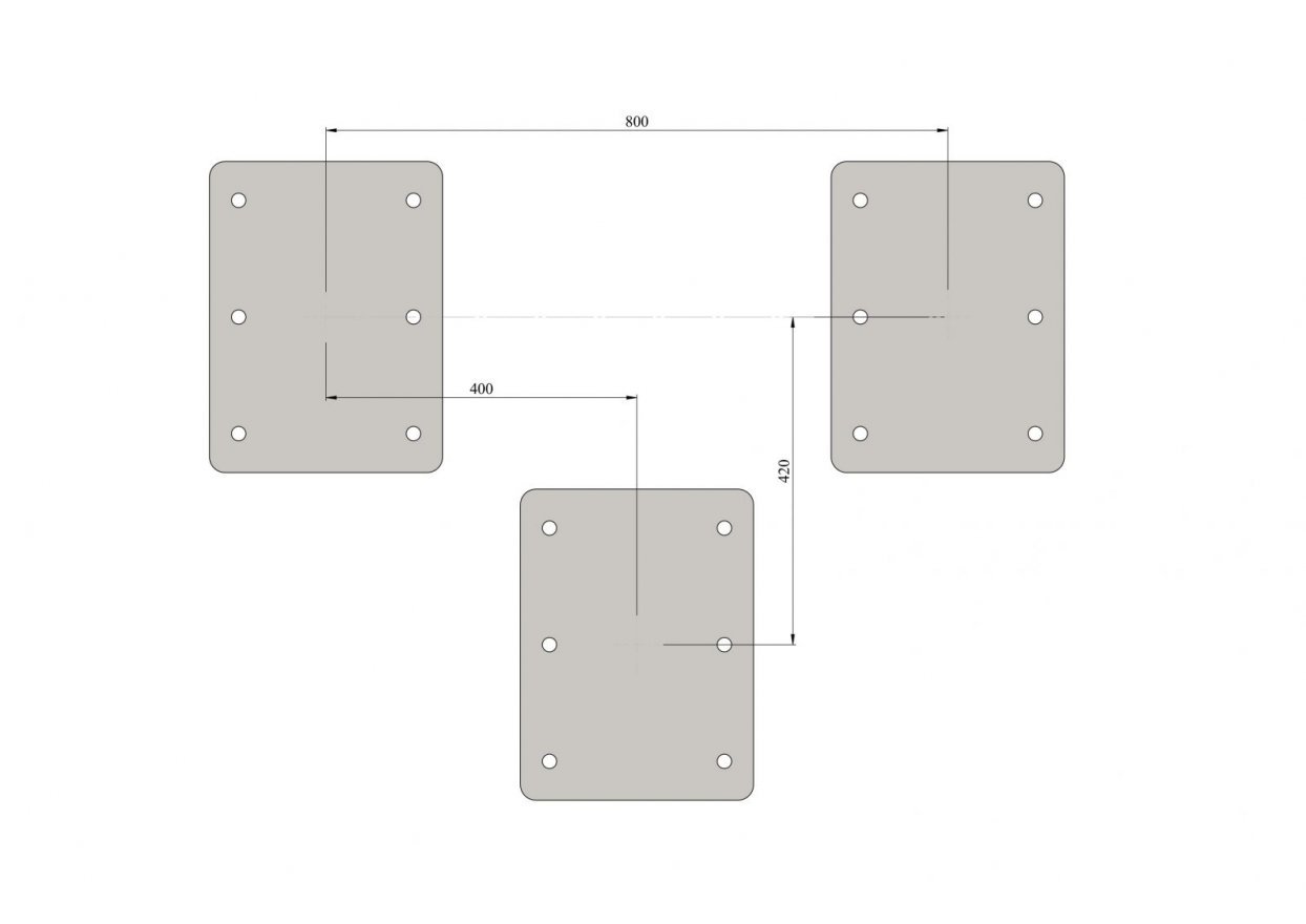 Уличный тренажер TORUDA Жим от груди лежа 2 - вид 2