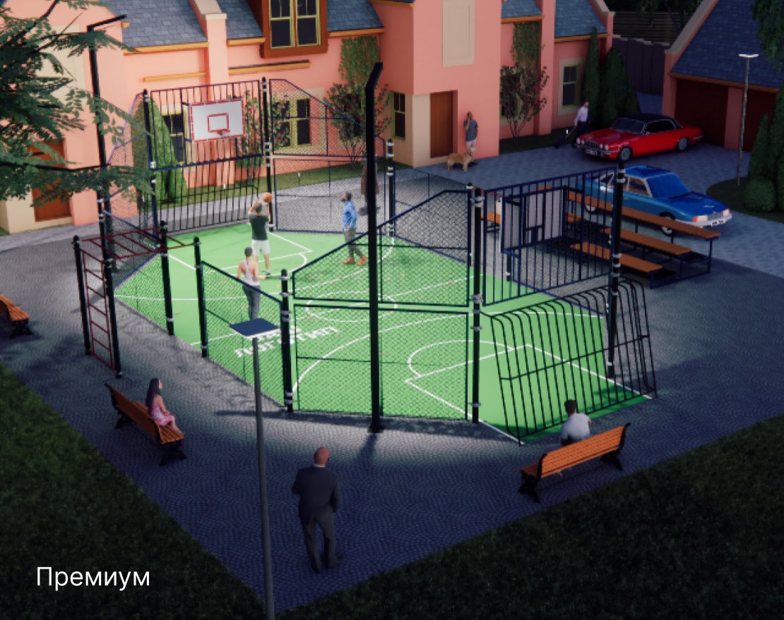 Универсальная спортивная площадка TORUDA SP-4 - вид 2