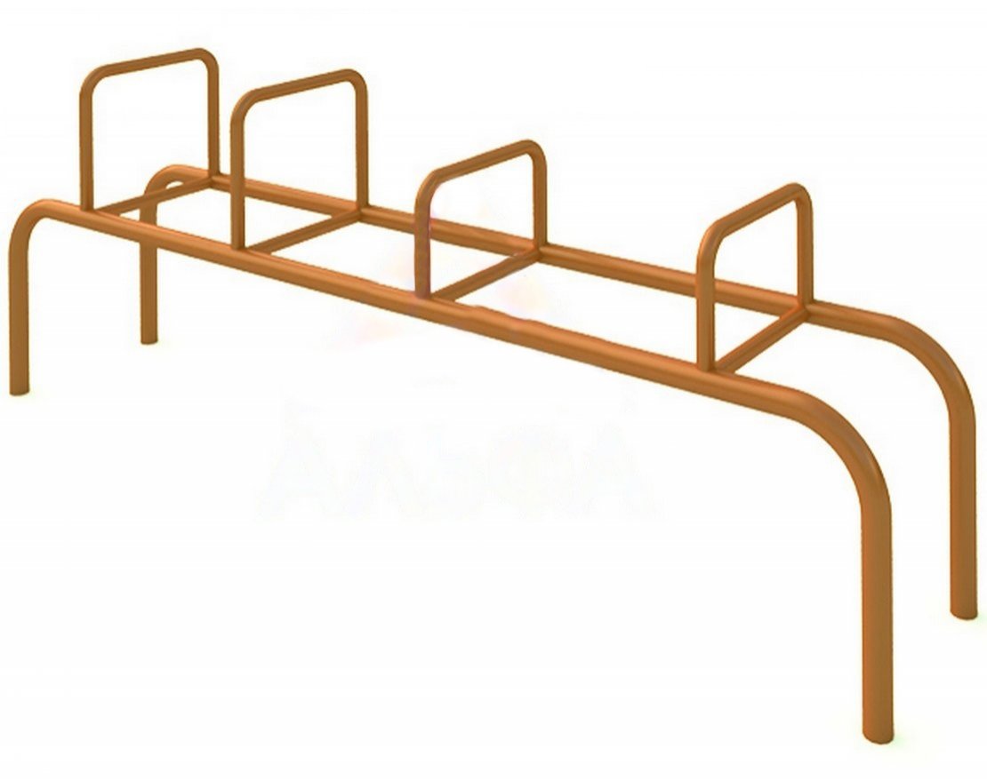 Лавка для воркаута с упорами V011 - вид 0